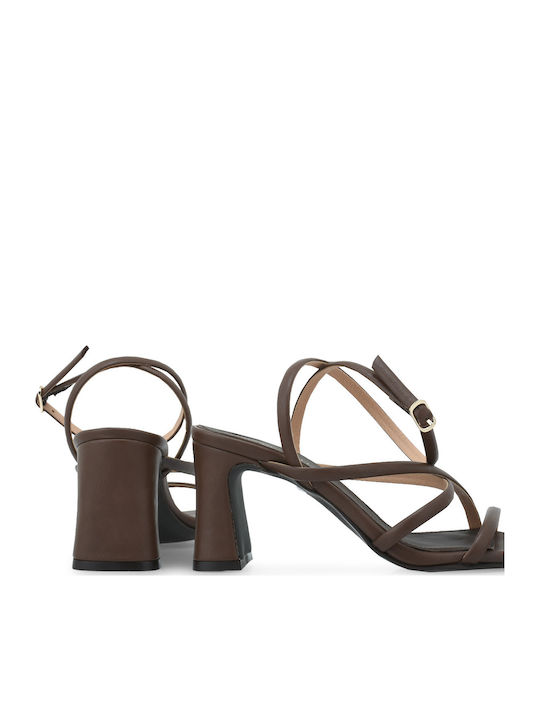 Damen Sandalen Braun