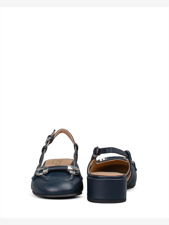 Γυναικείες Μπαλαρίνες Slingback σε Μπλε Χρώμα