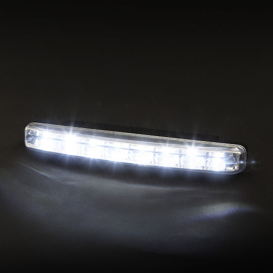 Led Drl Car Lights 8w 900lm 6000k 12v Daytime Running Lights Set 2 Pcs Mounting Bracket