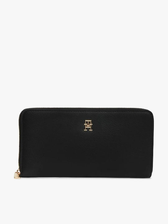 Tommy Hilfiger Black Large Women's Wallet Black