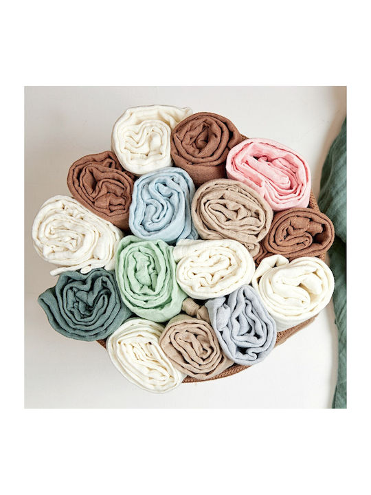 Meyco Meyco Baby Burp Tücher aus Musselin Beigefarben 70x70cm 3 Stück