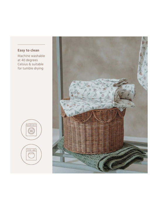 Meyco Muslin Swaddle Blankets Multicolour 120x120cm 2 Pieces
