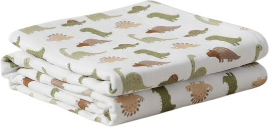 Queen Mother Muslin White Burp Cloth 110x120cm