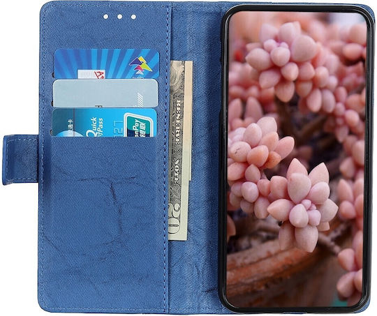 Tel1 Xiaomi Mi Note 10 10 Pro Copper Buckle Texture Horizontal Flip Θήκη Βιβλίο Blue
