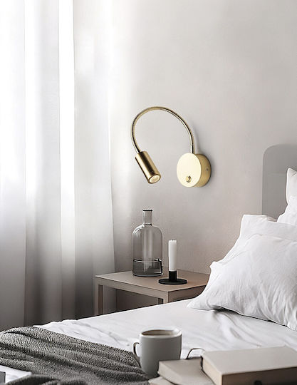 VK Lighting LED Топло Бяло Спот в Черен Цвят
