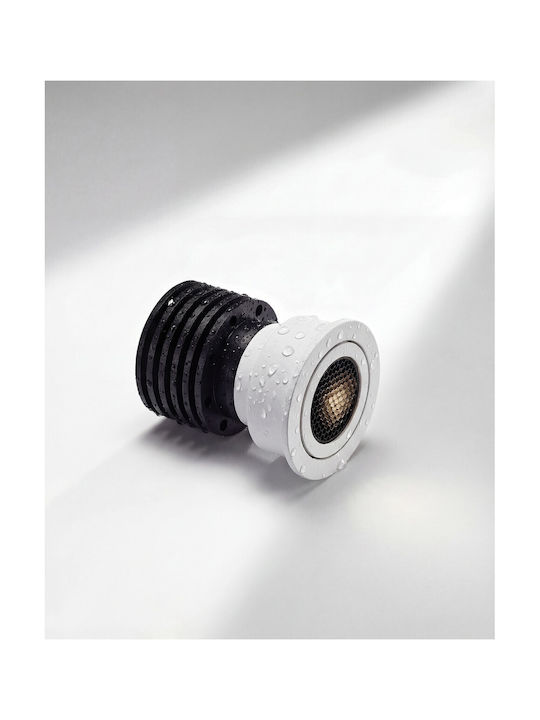 VK Lighting LED Warm White Spot in White Colour