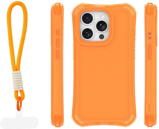 Orange Back Cover Σιλικόνης Πορτοκαλί (iPhone 15 Pro)
