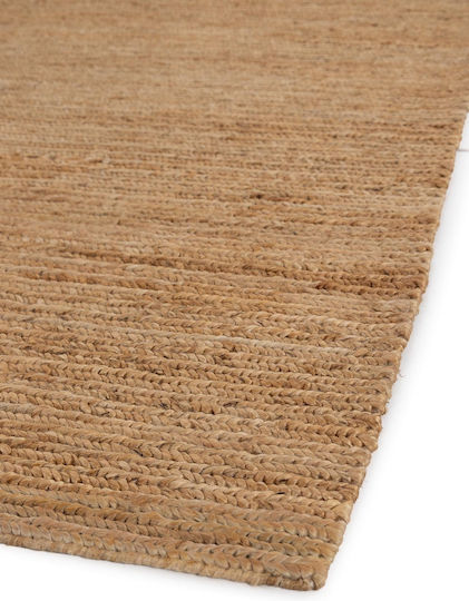 Royal Carpet Wohnzimmer Teppich Handgefertigt Sommer aus Jute 200x300cm Natur