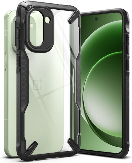 Ringke Fusion X Bumper Σιλικόνης / Πλαστικό με Λουράκι Μαύρο (OnePlus 15R)