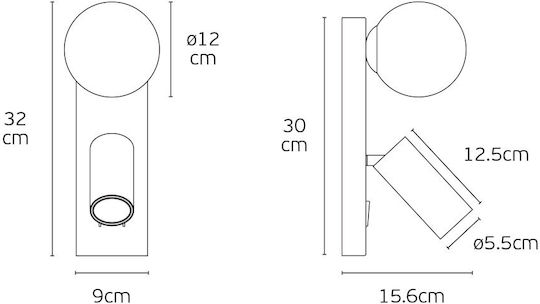 VK Lighting Σποτ σε Μαύρο Χρώμα
