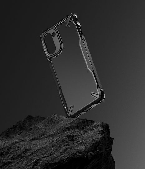 Ringke Fusion X Bumper Σιλικόνης / Πλαστικό με Λουράκι Μαύρο (OnePlus 15R)