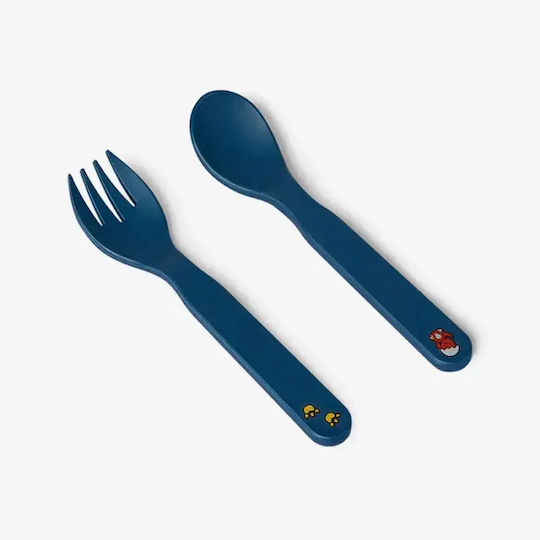 Citron Melamine Blue Feeding Set 5pcs for 6+ Months