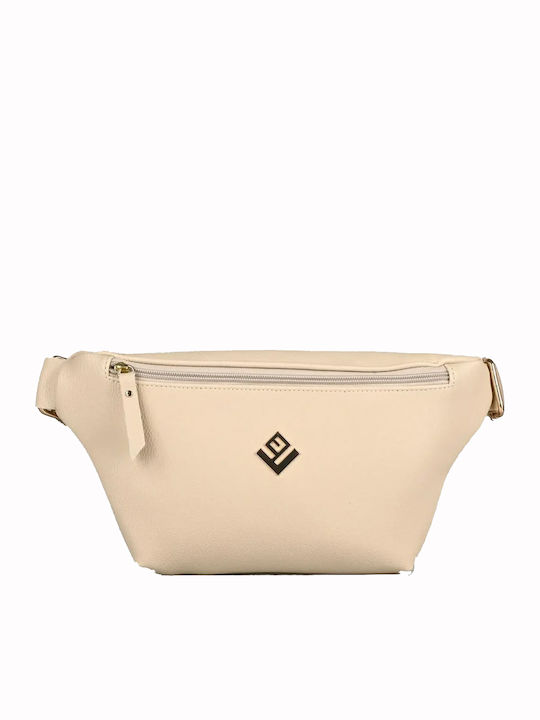 Camelia Leather Bum Bag Beige