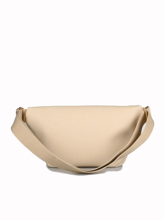Camelia Leather Bum Bag Beige