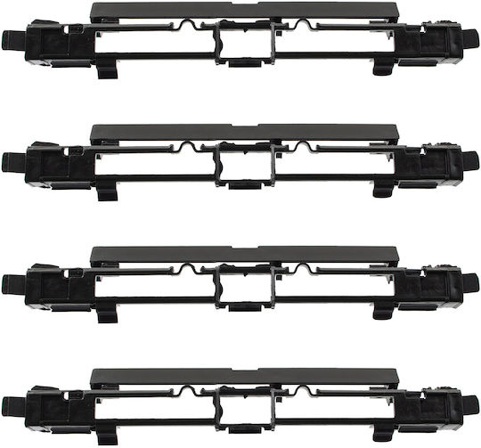 Opel Astra Iii H 2004 Dachgepäckträger Kappe Schwarz 4 Stück Set