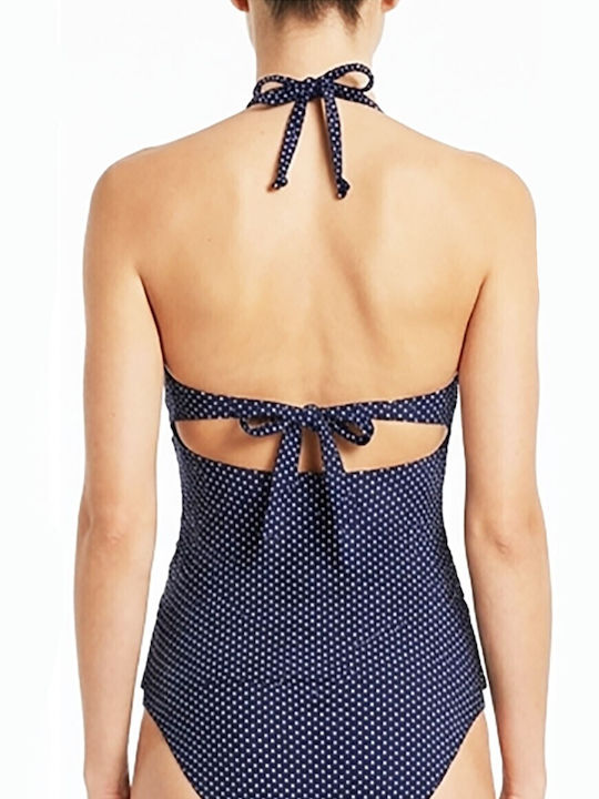 Prestige Top Tankini Costum De Baie Pentru Gravide Albastru