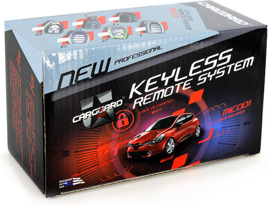 12v Car Central Locking Kit Remote Control 2 Remotes Range 20-30m