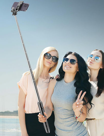 Selfieshow Selfie Stick Trepied Telecomandă Compact Stabil Rotire 360° Pliabil 180 Cm Potrivit Pentru Smartphone-uri Camere Gopro