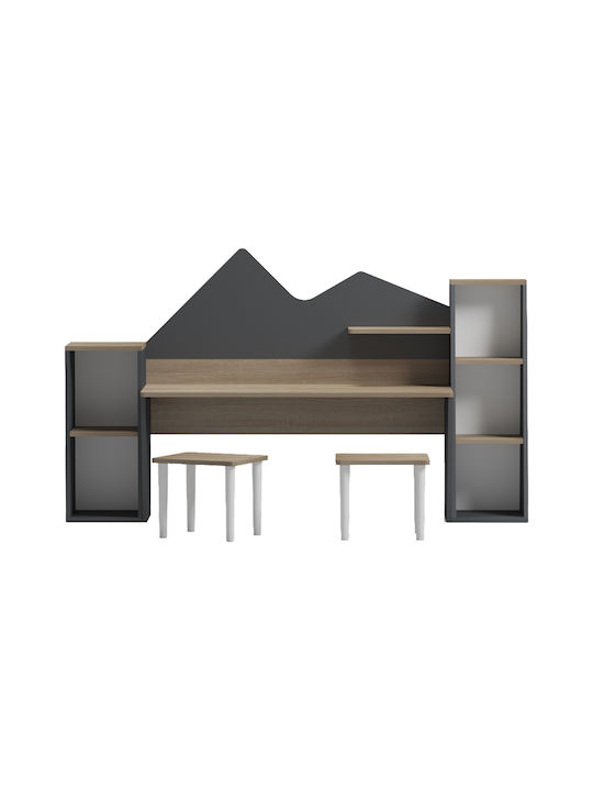 Dualto Gri 180x30x93.6cm Dualto Gri 180x30x93.6cm