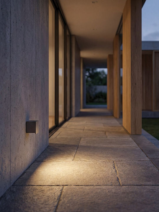 VK Lighting Wall-Mounted Outdoor LED Light IP65 3W with Warm White Light