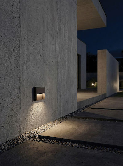 VK Lighting Wandmontiertes Außenbeleuchtung LED IP65 3W mit Warmweißem Licht