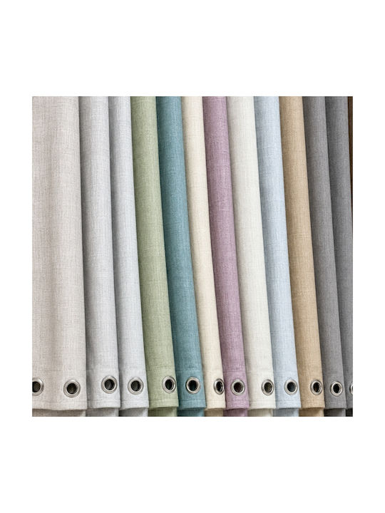 My Home Luxury Vorhang mit Grommets Grün 280x270cm