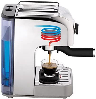 Dualit Μηχανή Espresso 1250W Ασημί DUA-84440