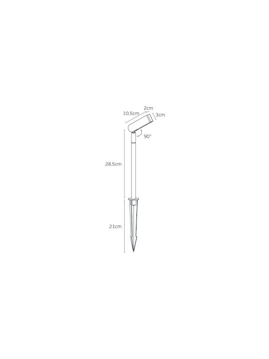 VK Lighting LED Floor Lamp 5W 28.5x30cm VK Lighting LED Floor Lamp 5W 28.5x30cm