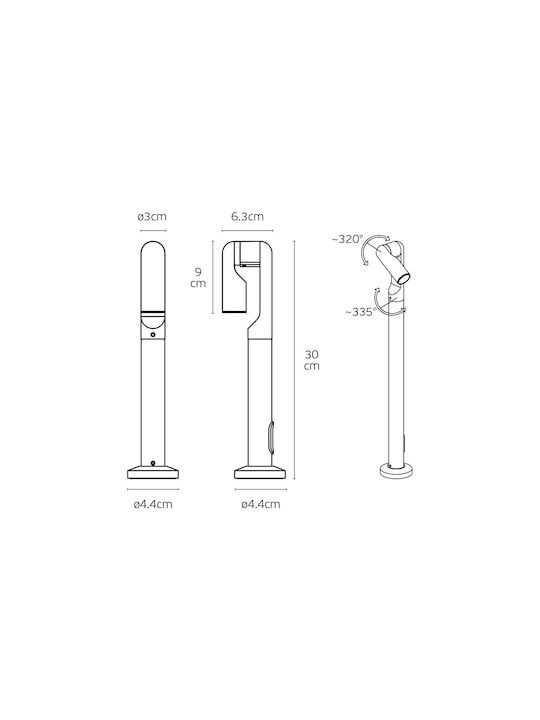 VK Lighting Outdoor Floor Lamp LED 5.5W VK Lighting Outdoor Floor Lamp LED 5.5W