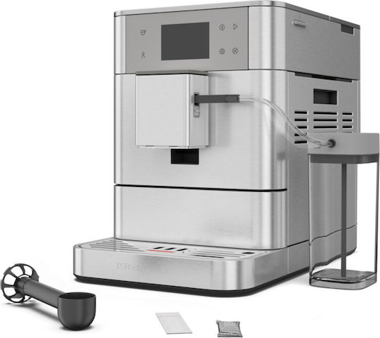 Kitchenaid Αυτόματη Μηχανή Espresso Ασημί KIT-5KES8557BSX