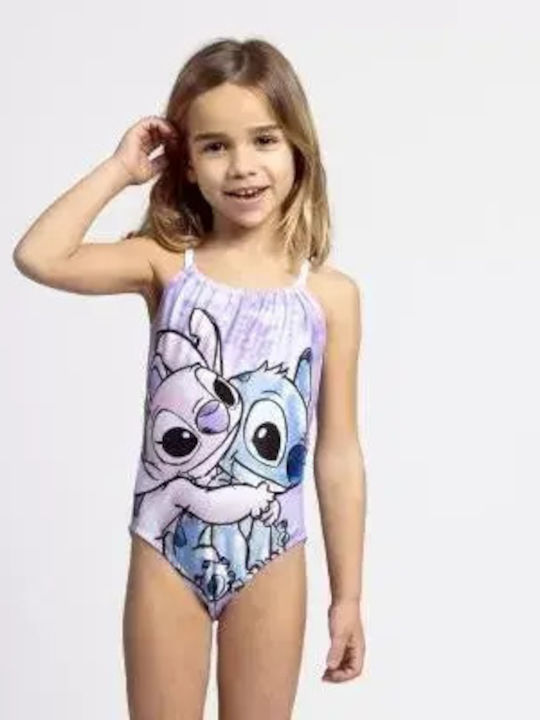 Disney Lilo & Stitch Παιδικό Μαγιό Ολόσωμο Πολύχρωμο