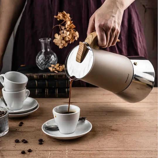 Klausberg Ηλεκτρικό Μπρίκι Espresso Inox Ασημί