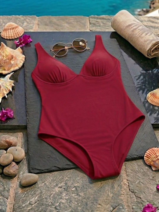 One Piece Swimsuit With Light Padding Krasouli