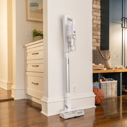 Bissell PowerClean Презареждаща Вертикална Прахосмукачка 25V Бяла
