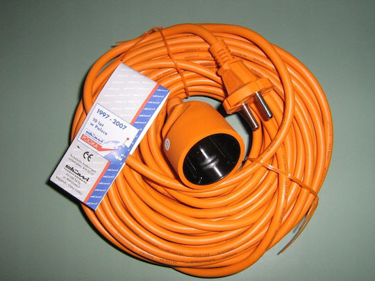 Duwi Verlängerungskabel mit Länge 20m Kabelquerschnitt 2 x 1mm² Duwi