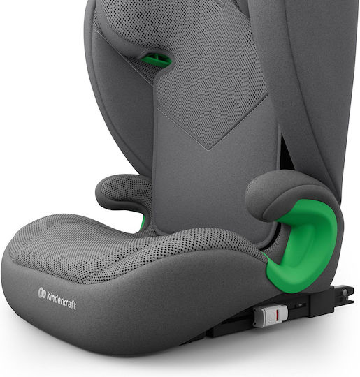 Kinderkraft Junior Fix 2 Plus Car Seat i-Size with Isofix Plus Grey 15-36 kg