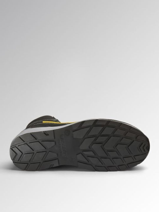 Utility Diadora Αδιάβροχο Μποτάκι Ασφαλείας Μαύρο Run A.box Mid S3s Fo Sr Esd En Iso 20345:2022 182529