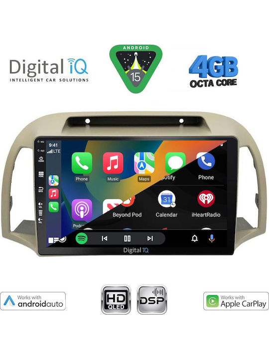 Digital IQ Car Audio System for Nissan Micra 2002-2010 (Bluetooth/USB/WiFi/GPS/Apple CarPlay/Android Auto) with 9" Touch Screen