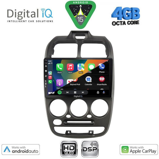 Digital IQ Car Audio System for Hyundai Accent 1999-2004 (Bluetooth/USB/WiFi/GPS/Apple CarPlay/Android Auto) with 9" Touch Screen