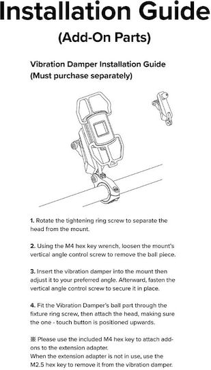 Ringke Car Mobile Mount with Adjustable Hooks Black