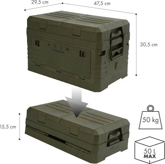 Nils Tragbarer Kühlschrank 42lt Grünes