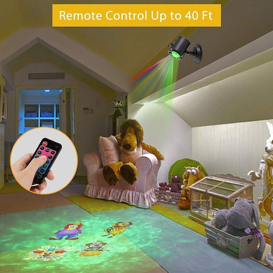 Christmas Spotlights LED IP44 Outdoor Projector with Remote Control