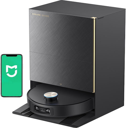 Dreame X60 Ultra Прахосмукачка Робот с Картографиране с Лазер и Всмукателна Мощност 35000Pa Черна