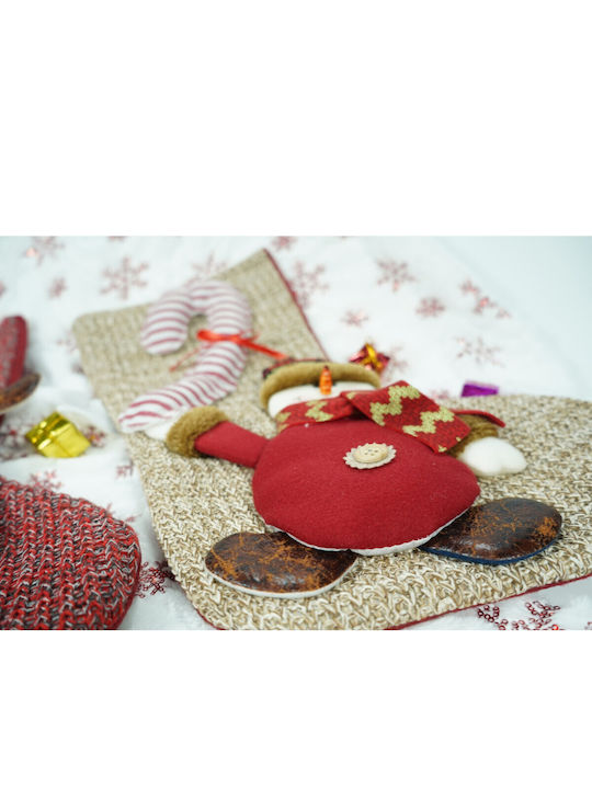 Ciorap Decorativ De Crăciun M45xL20cm Maro