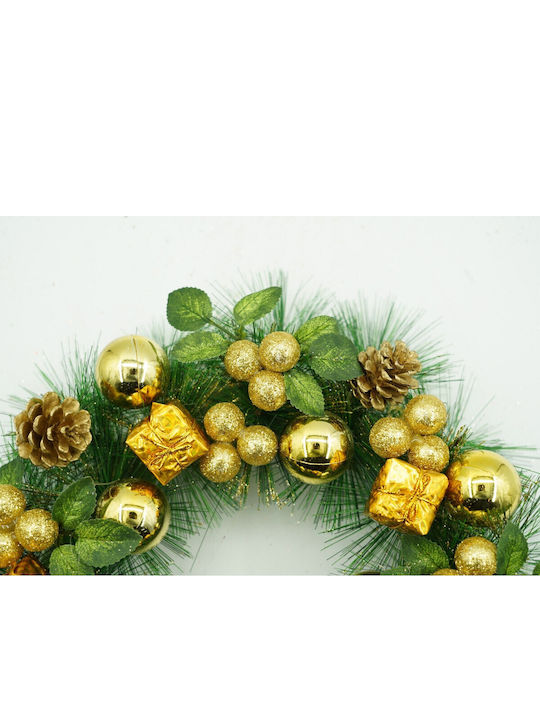 Alista Home Coroană De Flori De Crăciun Din Plastic Cu Diametru 35 Cm Verde