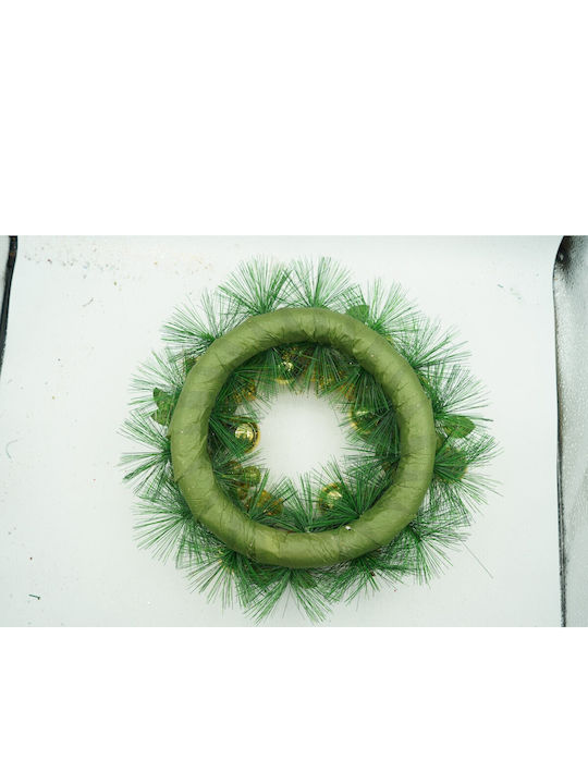 Alista Home Coroană De Flori De Crăciun Din Plastic Cu Diametru 35 Cm Verde