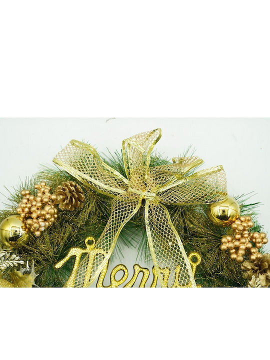 Alista Home Coroană De Flori De Crăciun Din Plastic Cu Diametru 40 Cm Verde