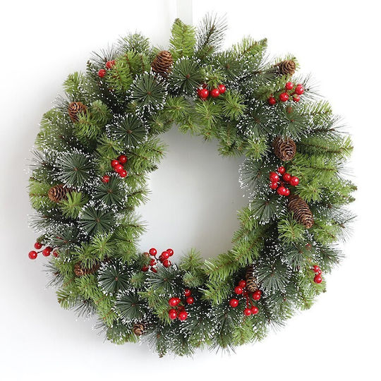 Alista Home Christmas Decorative Wreath With Diameter 60cm Green