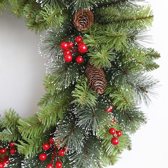 Alista Home Christmas Decorative Wreath With Diameter 60cm Green