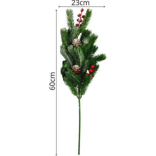 Koopman Christmas Decorative Plastic Illuminated Pine 60cm Green